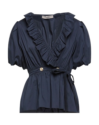 D.EXTERIOR Top Midnight blue 79% Cotton, 18% Polyamide, 3% Elastane