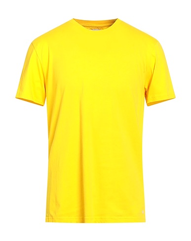 MANUEL RITZ T-shirt Giallo 100% Cotone