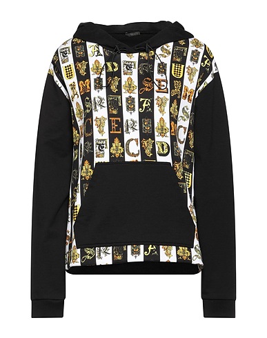 VERSACE Hooded sweatshirt Black 100% Cotton