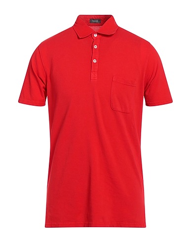 ROSSOPURO Polo shirt Red 100% Cotton