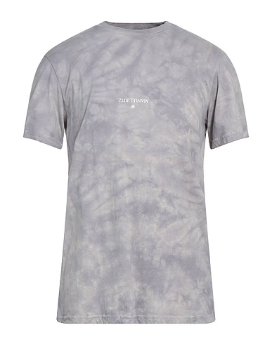MANUEL RITZ T-shirt Grigio chiaro 100% Cotone
