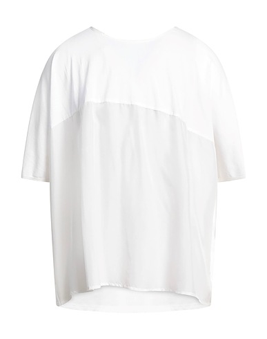 KANGRA T-shirt White 95% Cotton, 5% Elastane, Silk