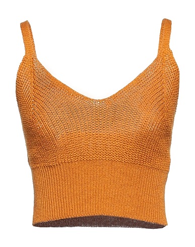 DANIELE FIESOLI Top Giallo ocra 65% Lino, 35% Cotone