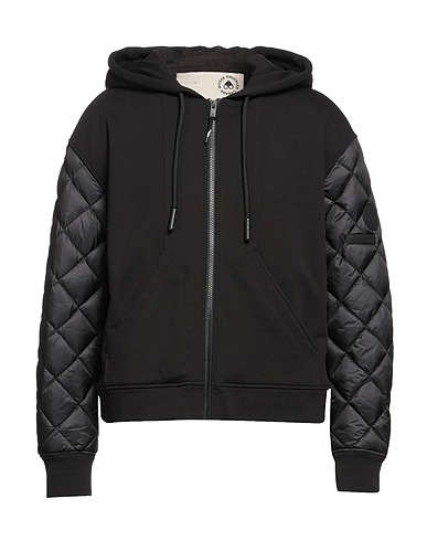 MOOSE KNUCKLES Sudadera Negro 58% Algodón orgánico, 21% Algodón reciclado, 21% Algodón, Nailon