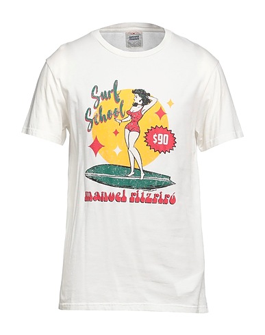 MANUEL RITZ T-shirt Bianco 100% Cotone