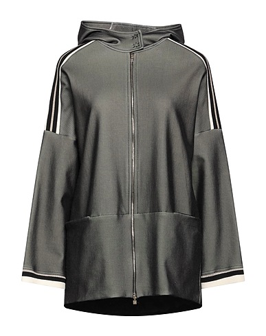 D.EXTERIOR Hooded track jacket  Charcoal 64% Viscose, 20% Polyester, 12% Polyamide, 2% Elastane, 2% Metallic Polyester