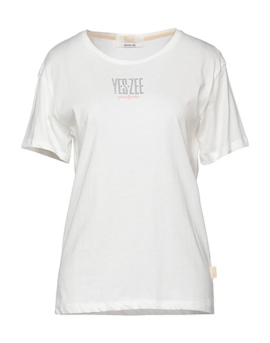 YES ZEE by ESSENZA T-shirt Bianco 100% Cotone