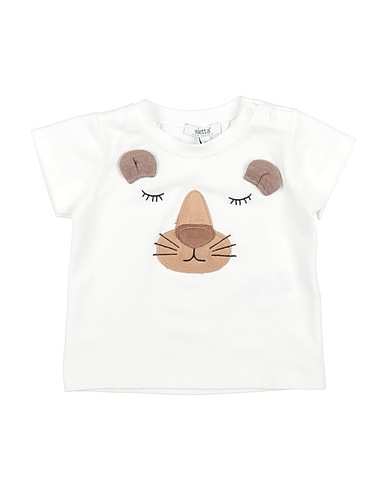 ALETTA T-shirt Ivory 94% Cotton, 6% Elastane