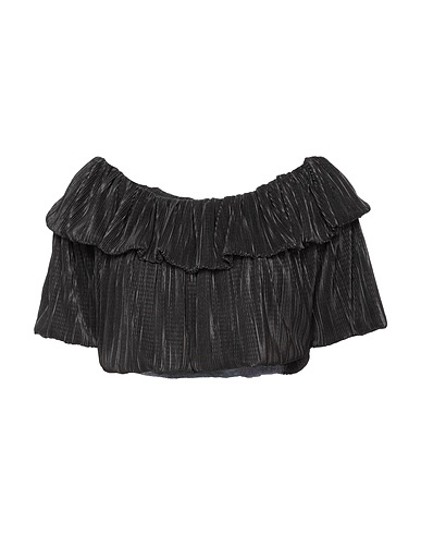 VANESSA SCOTT Top Black 95% Polyester, 5% Elastane