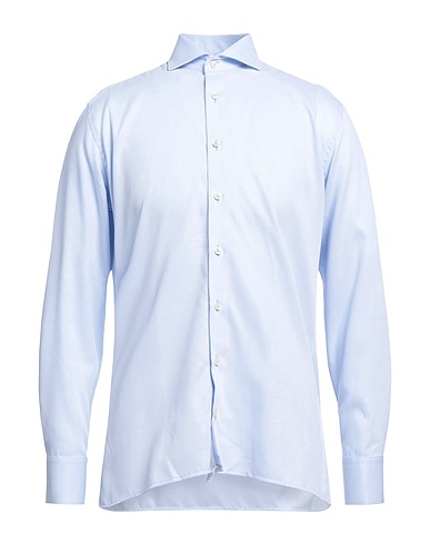 DIGEL Solid colour shirt Sky blue 100% Cotton