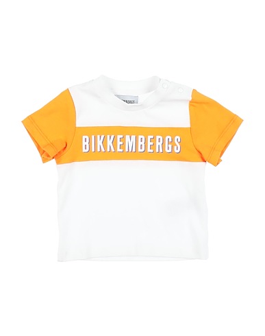 BIKKEMBERGS T-shirt White 95% Cotton, 5% Elastane