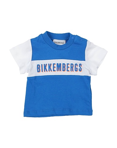 BIKKEMBERGS T-shirt Azure 95% Cotton, 5% Elastane