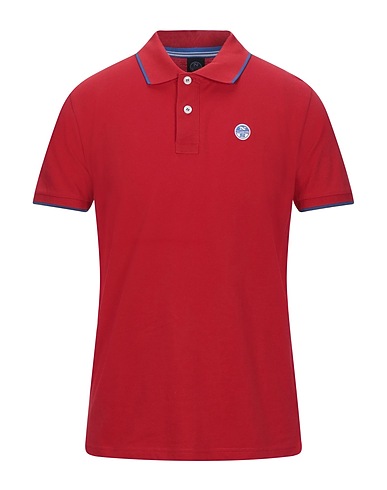 NORTH SAILS Polo shirt Red 100% Organic cotton