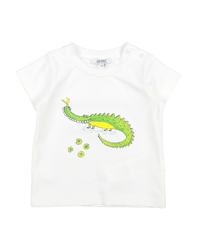 ALETTA T-shirt Blanc 94% Coton, 6% Élasthanne