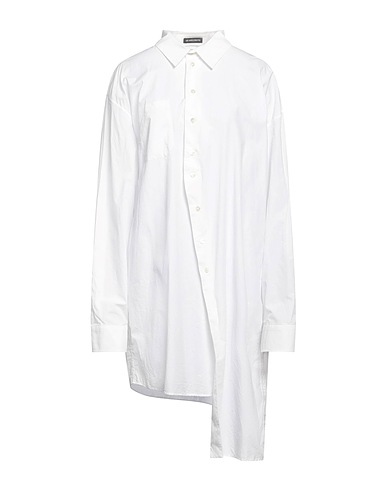 ANN DEMEULEMEESTER Solid colour shirts & blouses White 100% Cotton