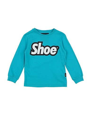 SHOE T-shirt Turquoise 100% Cotton