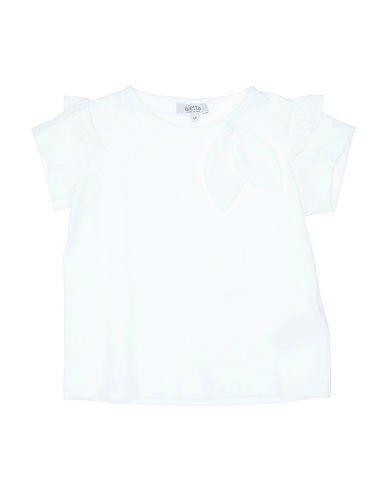ALETTA T-shirt White 55% Viscose, 45% Linen