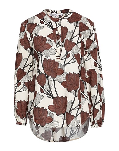CAMERUCCI Top Ivory 100% Cotton