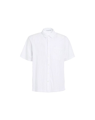 JAMES PERSE Solid colour shirt White 58% Cotton, 42% Polyamide