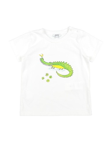 ALETTA T-shirt White 94% Cotton, 6% Elastane