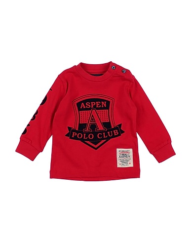 ASPEN POLO CLUB T-shirt Rosso 95% Cotone, 5% Elastan