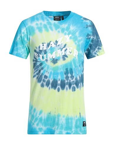 WESC T-shirt Turquoise 100% Cotton