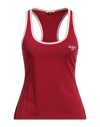 GUESS Canotta Mattone 95% Cotone, 5% Elastan