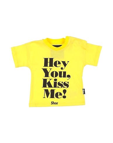 SHOE T-shirt Giallo 100% Cotone