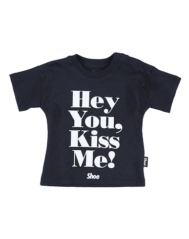SHOE T-shirt Blu notte 100% Cotone