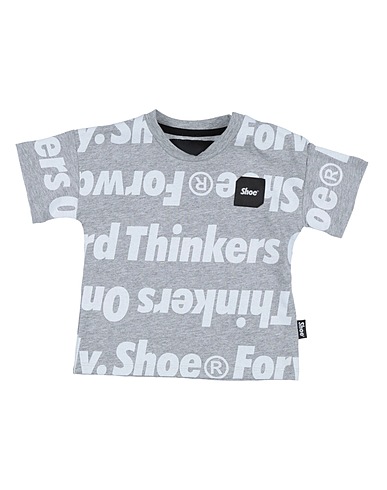SHOE T-shirt Grey 60% Cotton, 40% Polyester
