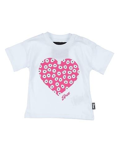 SHOE T-shirt White 100% Cotton