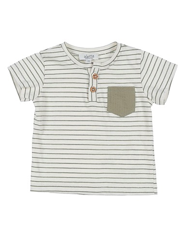 ALETTA T-shirt Beige 84% Cotton, 16% Viscose