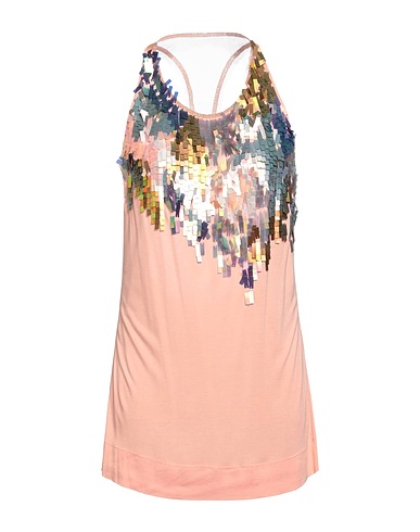 ANNARITA N Top Salmon pink 100% Viscose