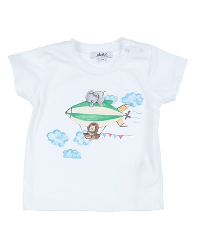 ALETTA T-shirt White 94% Cotton, 6% Elastane
