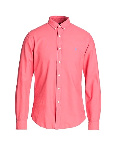 POLO RALPH LAUREN Solid colour shirt Coral 100% Cotton
