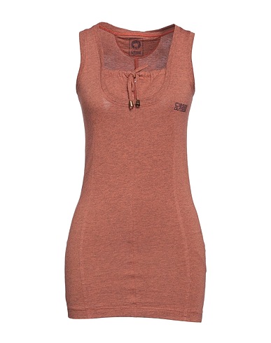 CIESSE PIUMINI Vest Brown 95% Cotton, 5% Elastane
