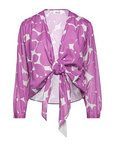 NIŪ Patterned shirts & blouses Mauve 100% Cotton