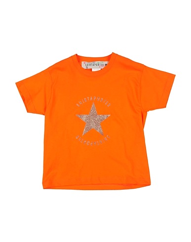 SHIRTAPORTER T-shirt Orange 100% Cotton