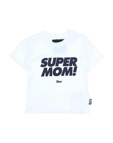 SHOE T-shirt Bianco 100% Cotone