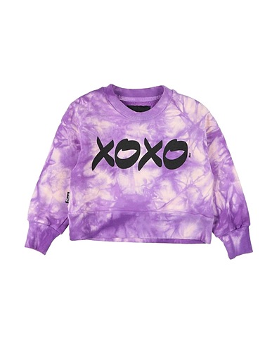 SHOE Sweatshirt Purple 100% Cotton
