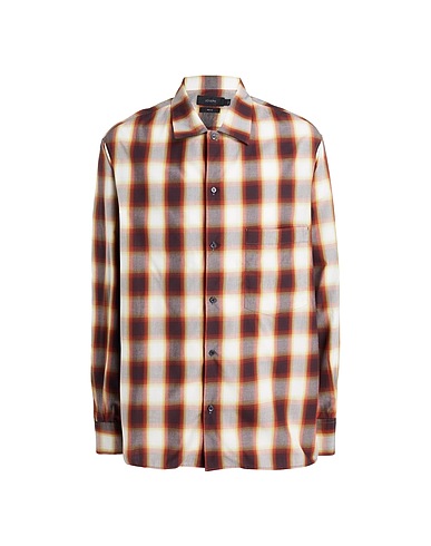 JOSEPH Kariertes Hemd Braun 100% Baumwolle