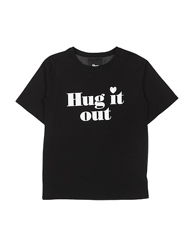 SHOE T-shirt Black 100% Cotton