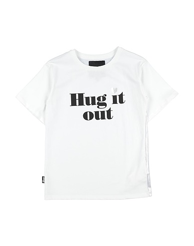 SHOE T-shirt Bianco 100% Cotone