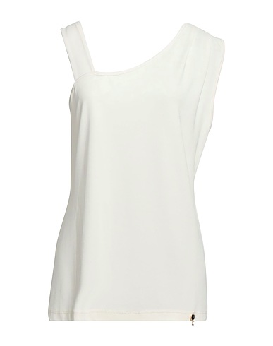 GHEJTAH MORE Top Ivory 75% Acetate, 20% Polyamide, 5% Elastane