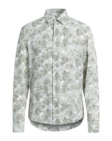 PATRIZIA PEPE Patterned shirt Military green 100% Viscose