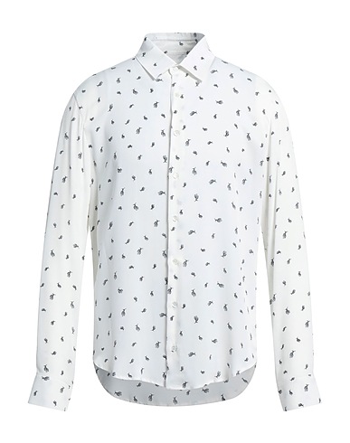 PATRIZIA PEPE Patterned shirt White 100% Viscose