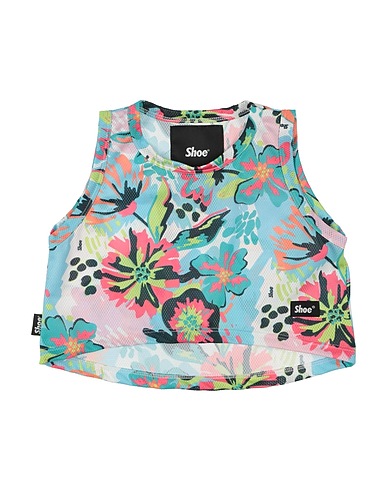 SHOE Tank top Sky blue 100% Polyester