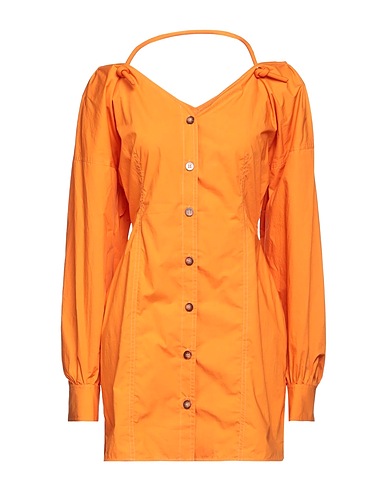 NANUSHKA Shirt dress Orange 100% Cotton