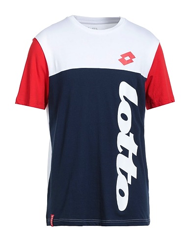 LOTTO T-shirt Red 60% Cotton, 40% Polyester
