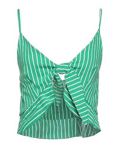 PEPEROSA Top Verde 44% Cotone, 44% Poliestere, 12% Poliammide